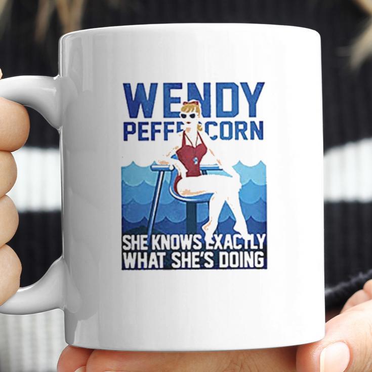 Wendy Peffercorn She Know Exactly What She’S Doing Coffee Mug