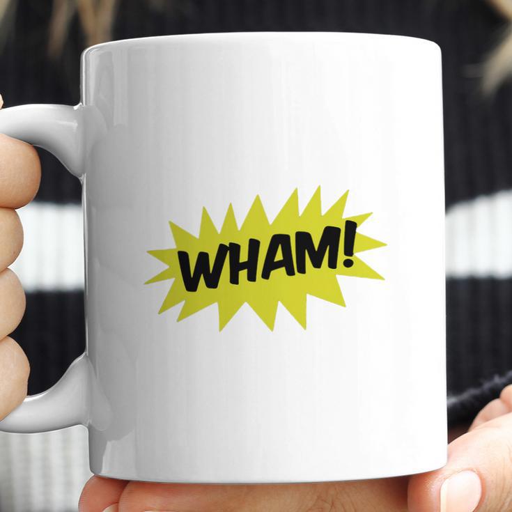 Wham With Starburst Comic Hero Baseball Cap Coffee Mug