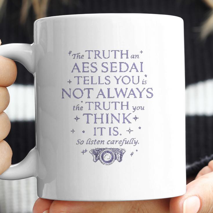 The Wheel Of Time Aes Sedai Truth Quote Coffee Mug