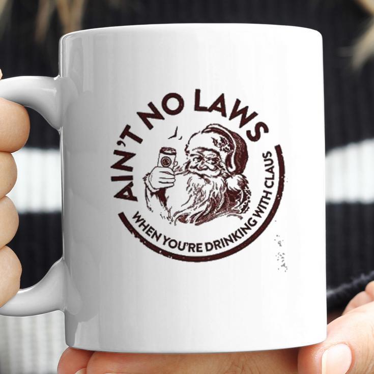 White Claus Funny Drinking Holiday White Claws Pun Coffee Mug