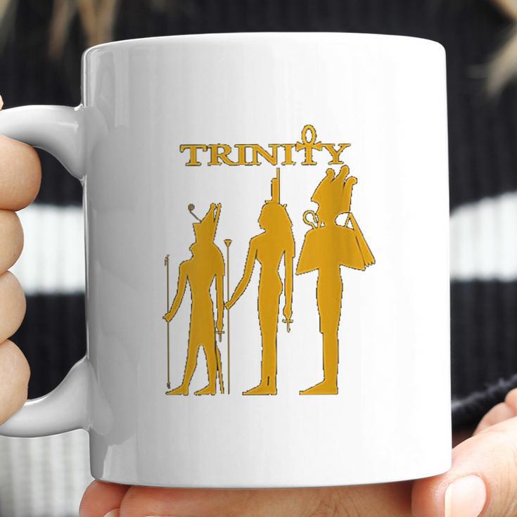 Womens Egyptian Trinity Ausar Auset Heru Coffee Mug