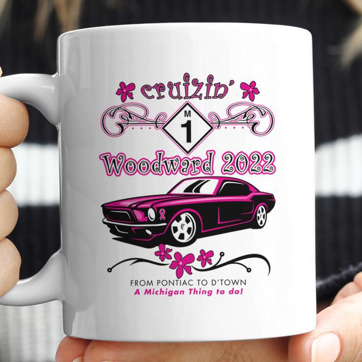 Woodward Avenue Cruise 2022 M1 Pink Style Coffee Mug