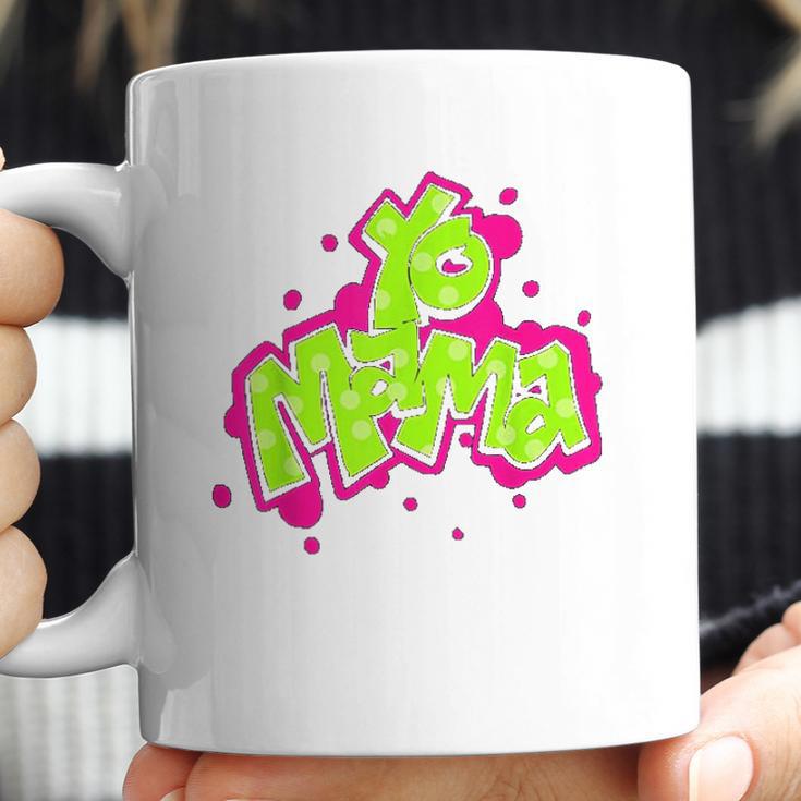 Yo Mama Old Skool Style 90S Hip Hop Party Coffee Mug