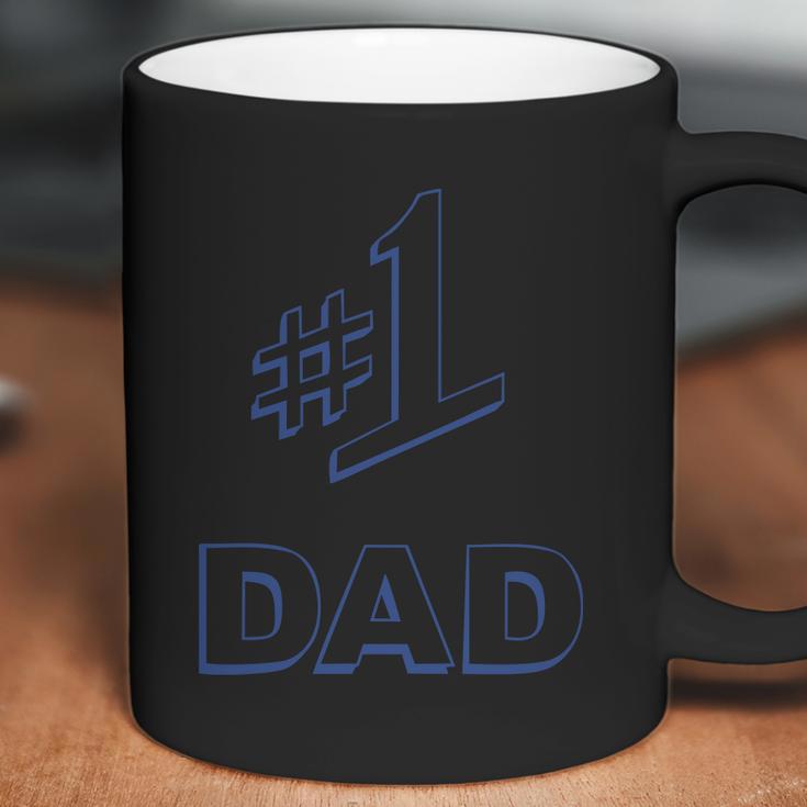 1 Dad Number One Logo Coffee Mug