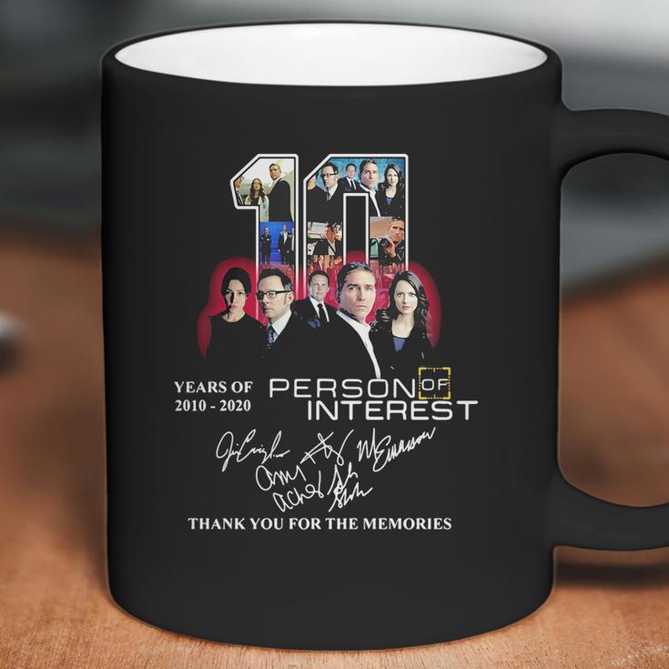 10 Years Of 2010-2020 Person Of Interest Signatures Shirt Coffee Mug