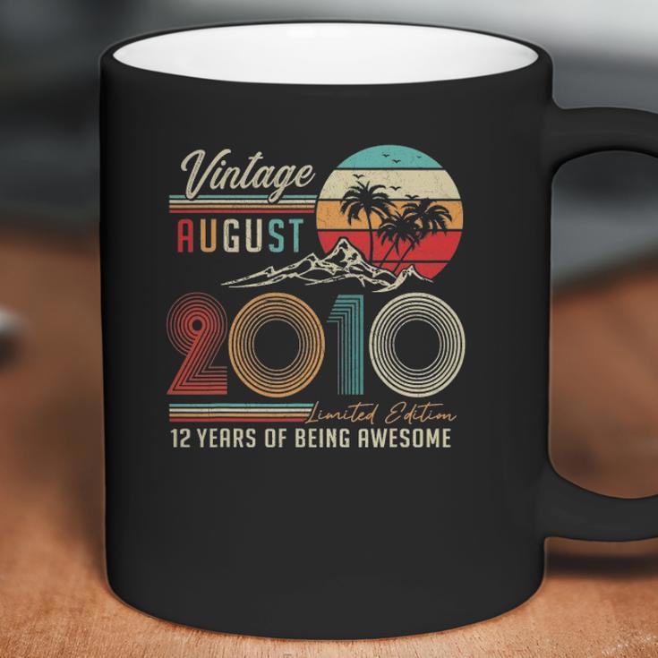 12 Years Old 12Th Birthday Vintage August 2010 Ver2 Coffee Mug