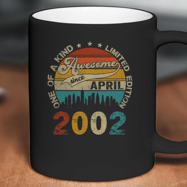 19 Years Old Birthday Gift Awesome Since April 2002 Ver2 Coffee Mug