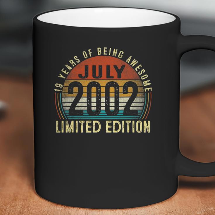 19 Years Old Vintage July 2002 Limited Edition 19Th Birthday Coffee Mug