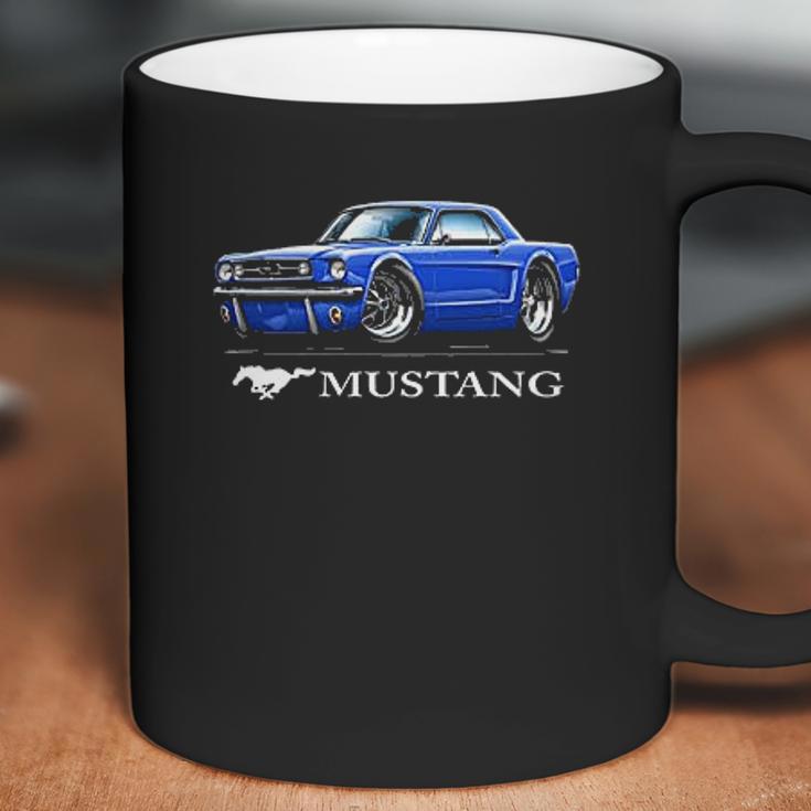 1965 1966 Ford Mustang Coupe Full Color Design Coffee Mug