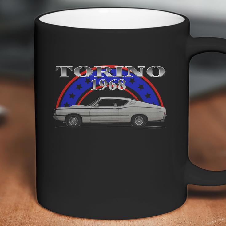 1968 Ford Torino Fastback Side White Coffee Mug