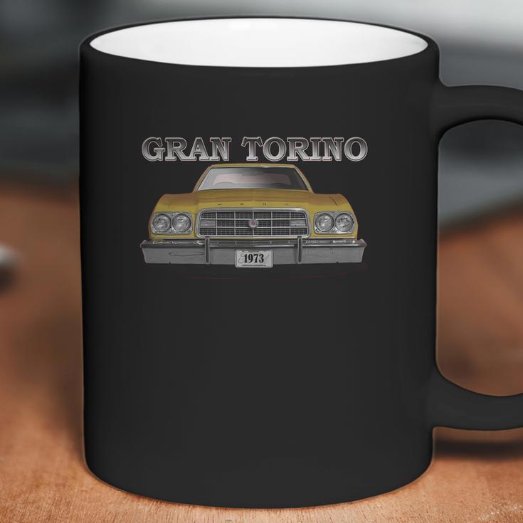 1973 Ford Gran Torino Front Gold Coffee Mug