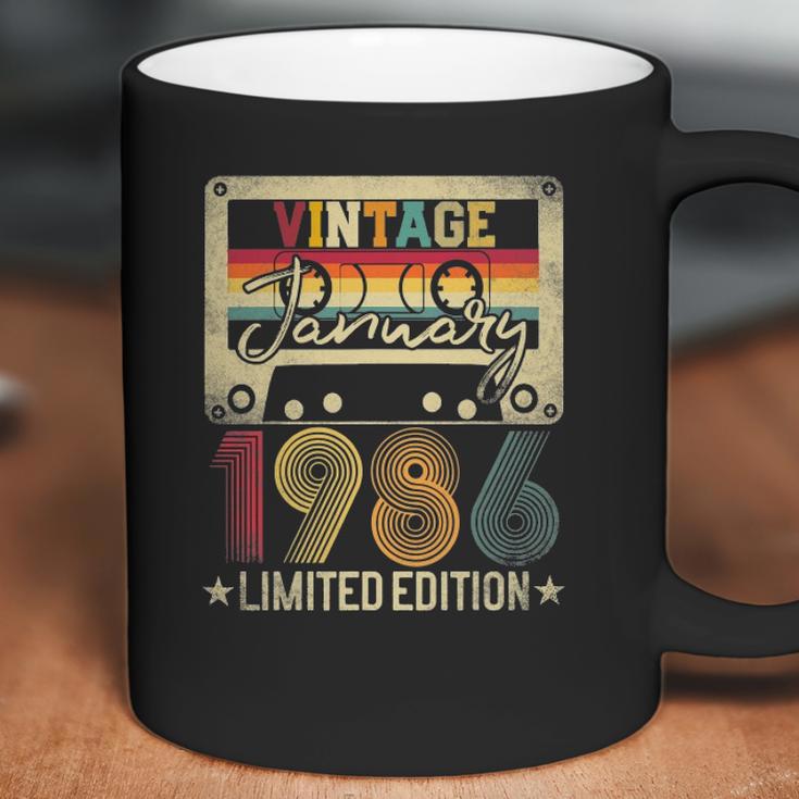 1986 January Vintage Limited Edition 35Th Birthday Gift Idea Coffee Mug