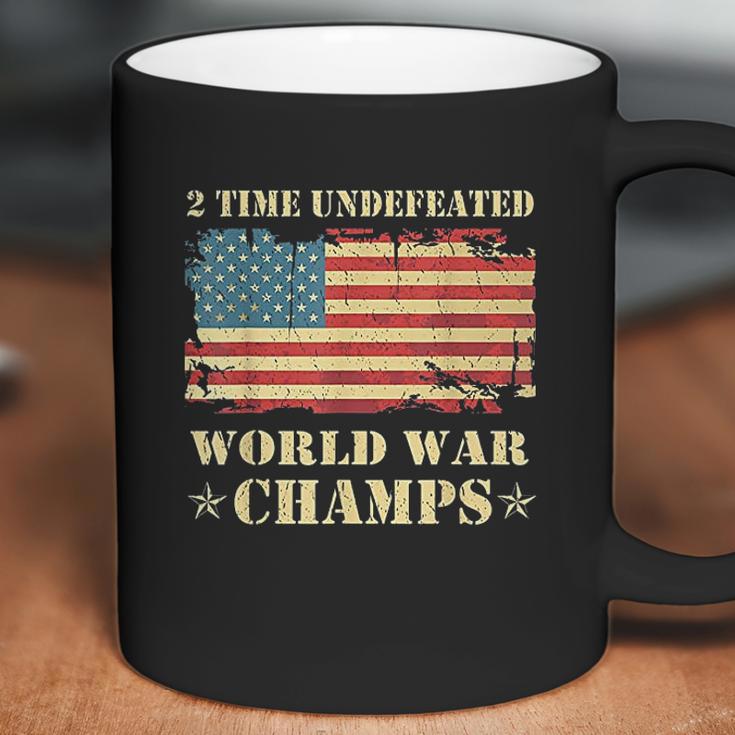 2 Time Undefeated World War Champs Coffee Mug