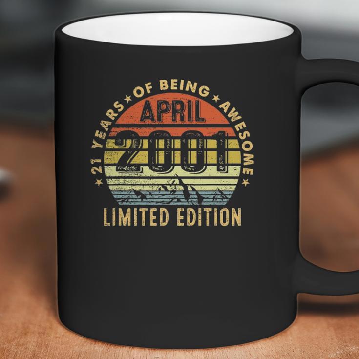 21 Years Old Awesome Since April 2001 Gifts 21St Birthday Coffee Mug