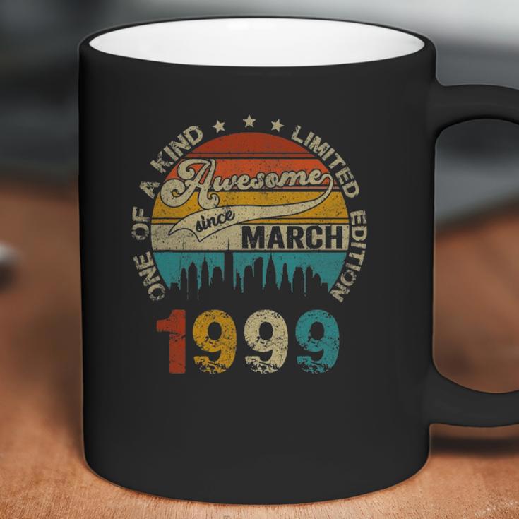 22 Years Old Birthday Gifts Awesome Since March 1999 Ver2 Coffee Mug