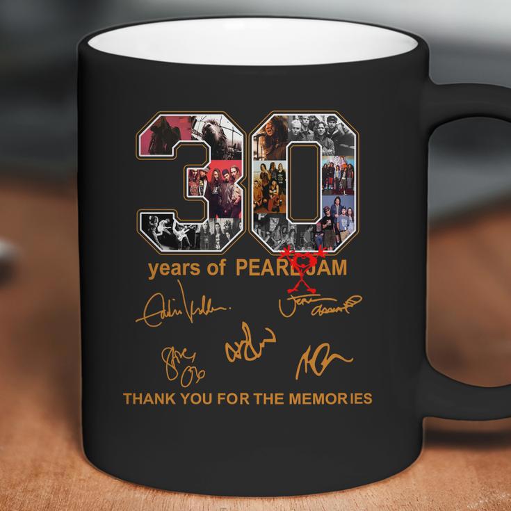 30 Anniversary Years Of Pearl Jam Rock Band Coffee Mug