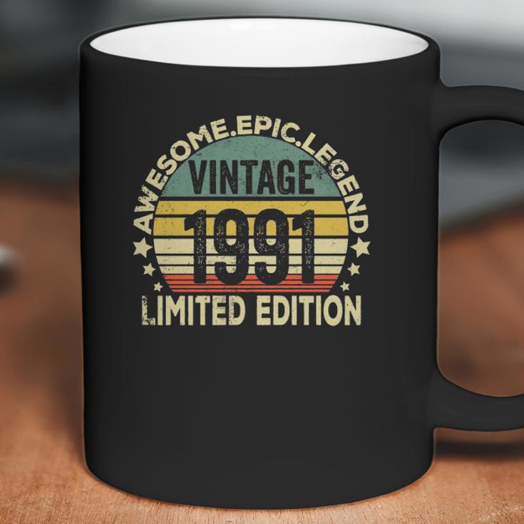 30 Years Old Legendary Retro Vintage Awesome Birthday 1991 Coffee Mug