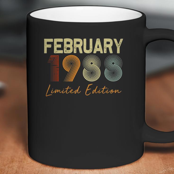 33 Years Old Birthday Gift February 1988 Limited Edition Coffee Mug