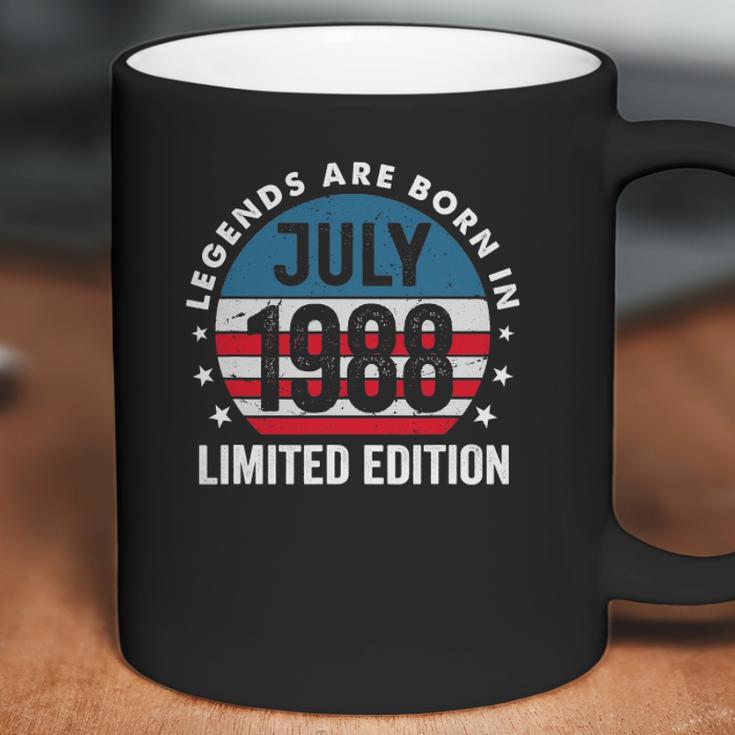 33 Years Old Legends Are Born In July 1988 Vintage July 1988 Ver2 Coffee Mug