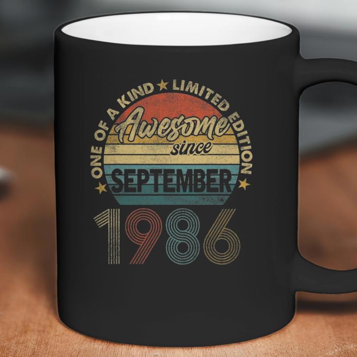 35 Years Old 35Th Birthday Men Awesome Since September 1986 Ver2 Coffee Mug