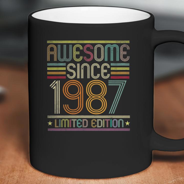 35Th Birthday Vintage Tee 35 Years Old Awesome Since 1987 Ver2 Coffee Mug