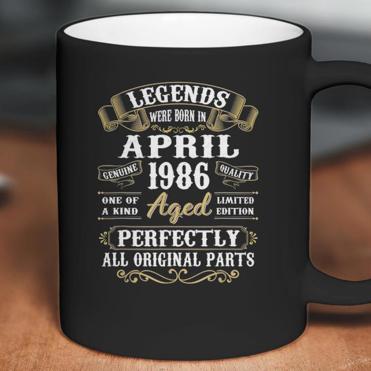 36 Years Old 36Th Birthday Decoration April 1986 Ver2 Coffee Mug