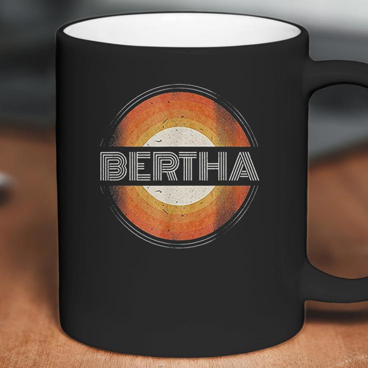 Graphic 365 First Name Bertha Retro Personalized Vintage Coffee Mug