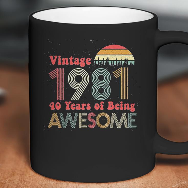 40Th Birthday Gifts Vintage Years Of Being Awesome Coffee Mug