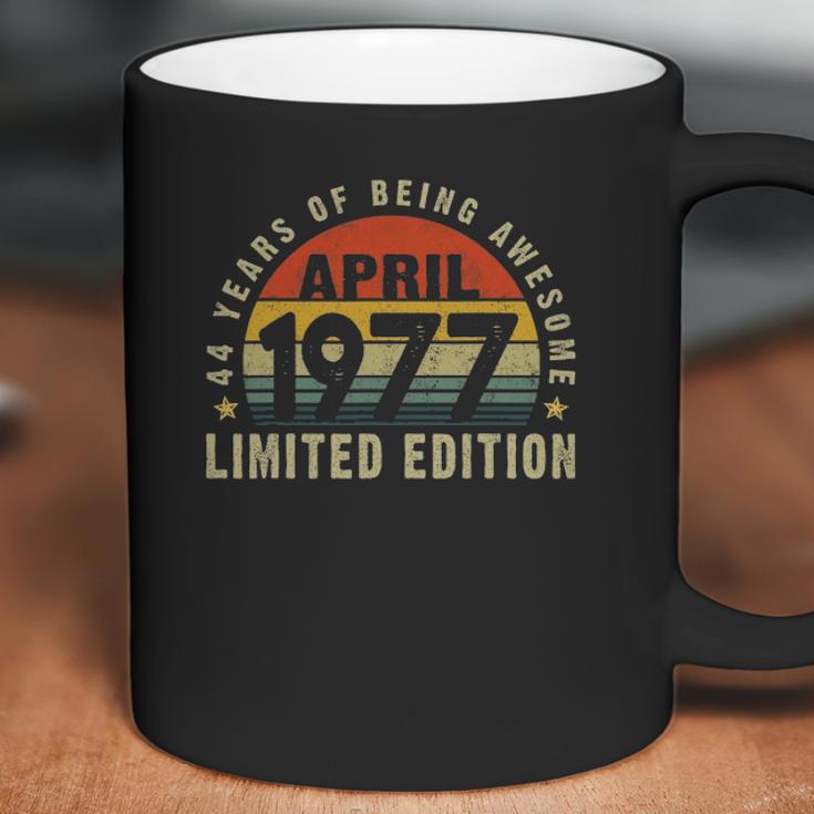 44 Years Old 44Th Birthday Men Women Decorations April 1977 Ver2 Coffee Mug