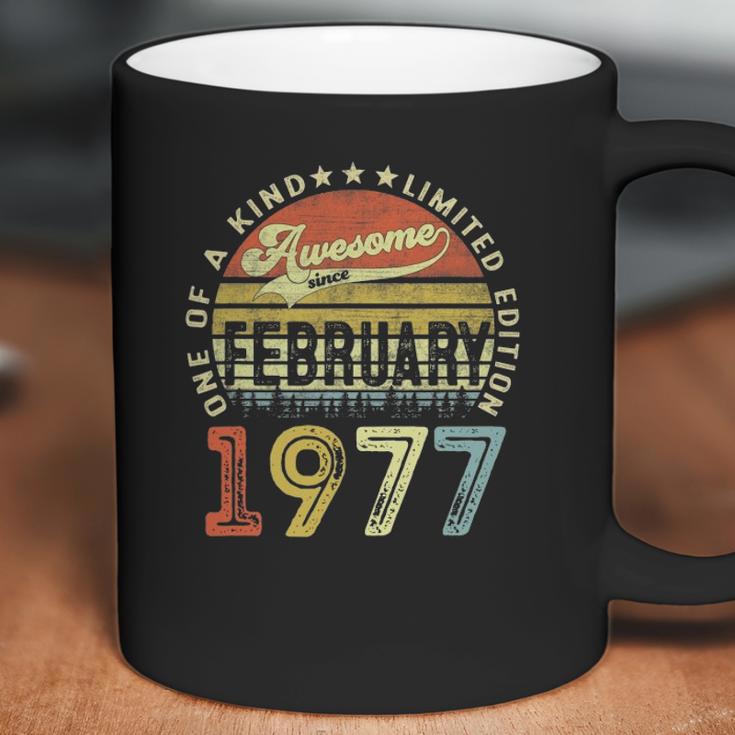 44 Years Old Gifts Awesome Since February 1977 44Th Birthday Coffee Mug