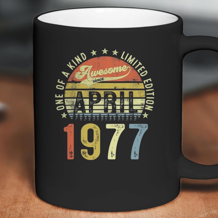 44 Years Old Birthday Awesome Since April 1977 44Th Bday Coffee Mug