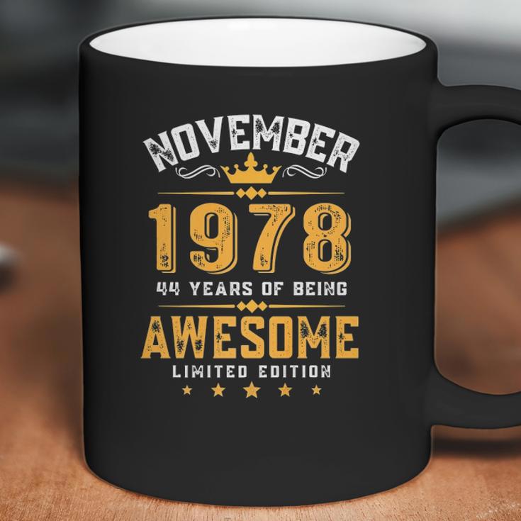 44Th Birthday Gift 44 Years Old Awesome Since November 1978 Ver2 Coffee Mug