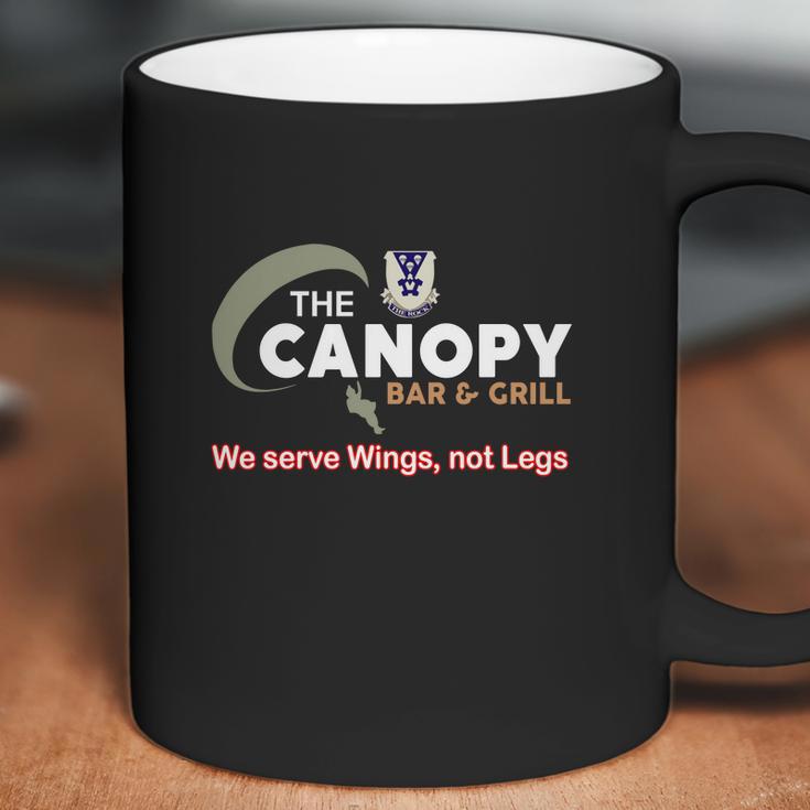 503Rd Infantry Regiment The Canopy Bar And Grill We Serve Wings Not Legs Coffee Mug