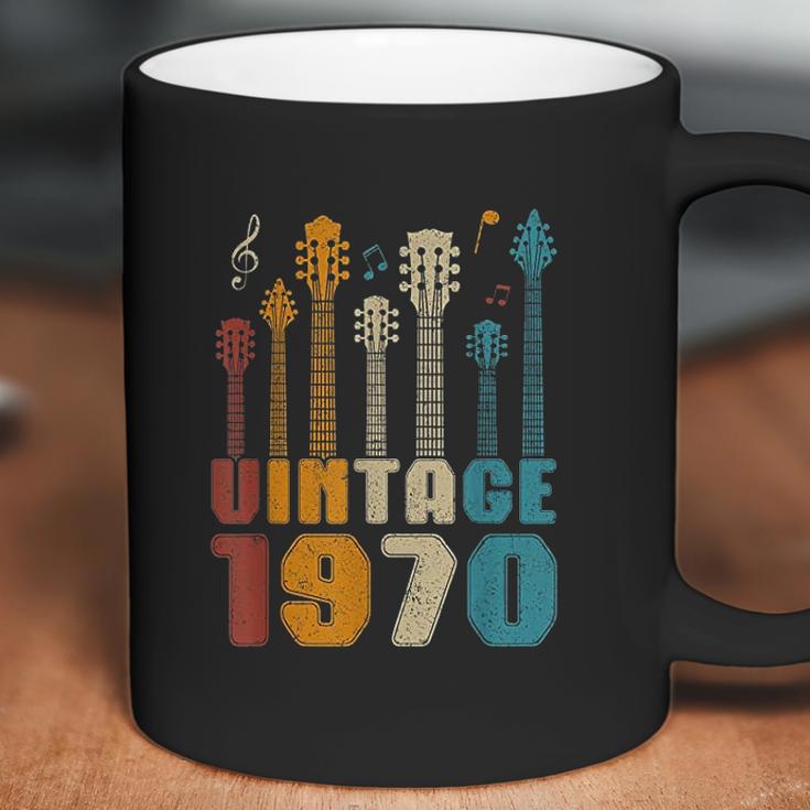 50Th Birthday Gifts Vintage 1970 Guitarist Guitar Lovers Coffee Mug