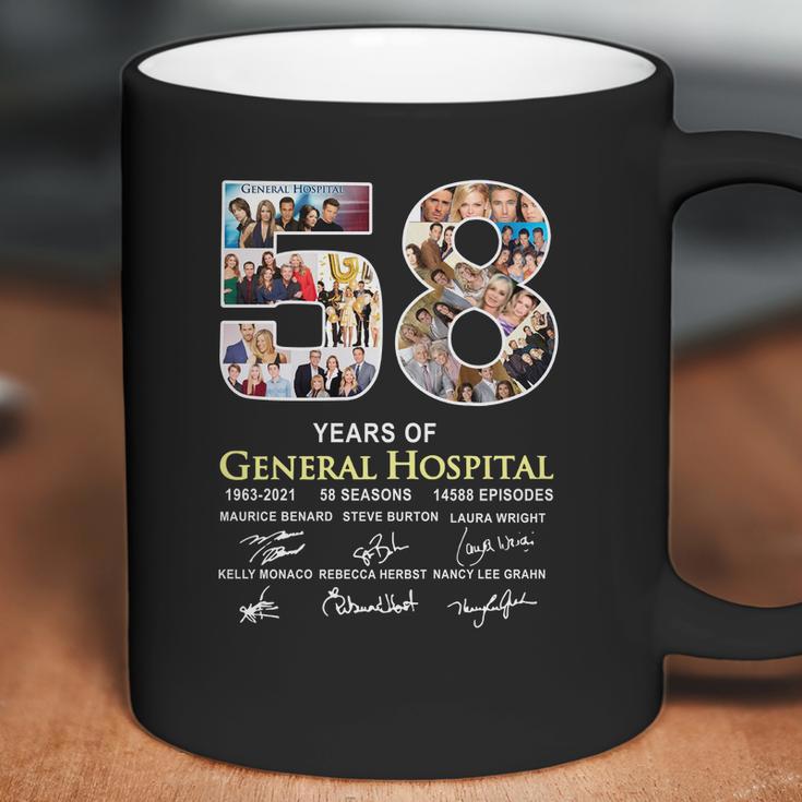 58 Years Of General Hospital 1963 2021 58 Seasons 14588 Episodes Signatures Coffee Mug