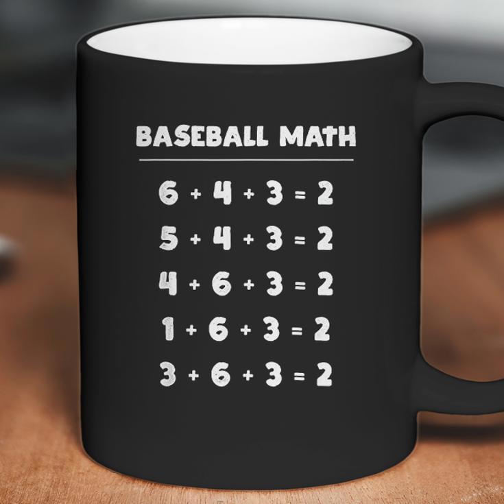 6 4 3 2 Baseball Math Cute Playing Softball Coffee Mug