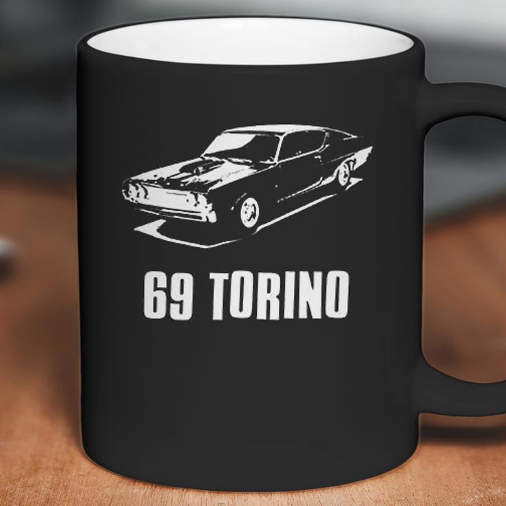 69 Torino American Retro Muscle Cars Street Racing Ford Classic Coffee Mug