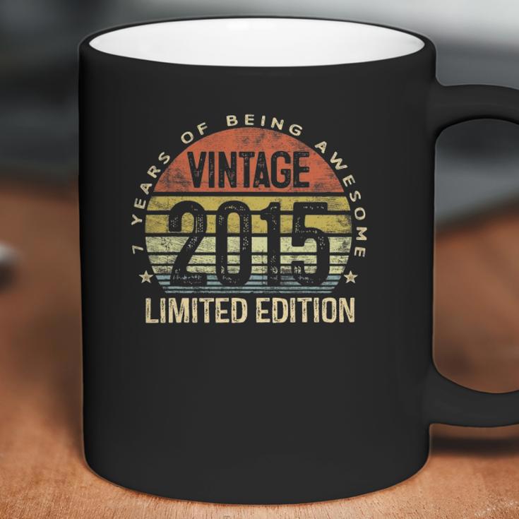 7 Years Old Gifts Vintage 2015 Limited Edition 7Th Birthday Coffee Mug