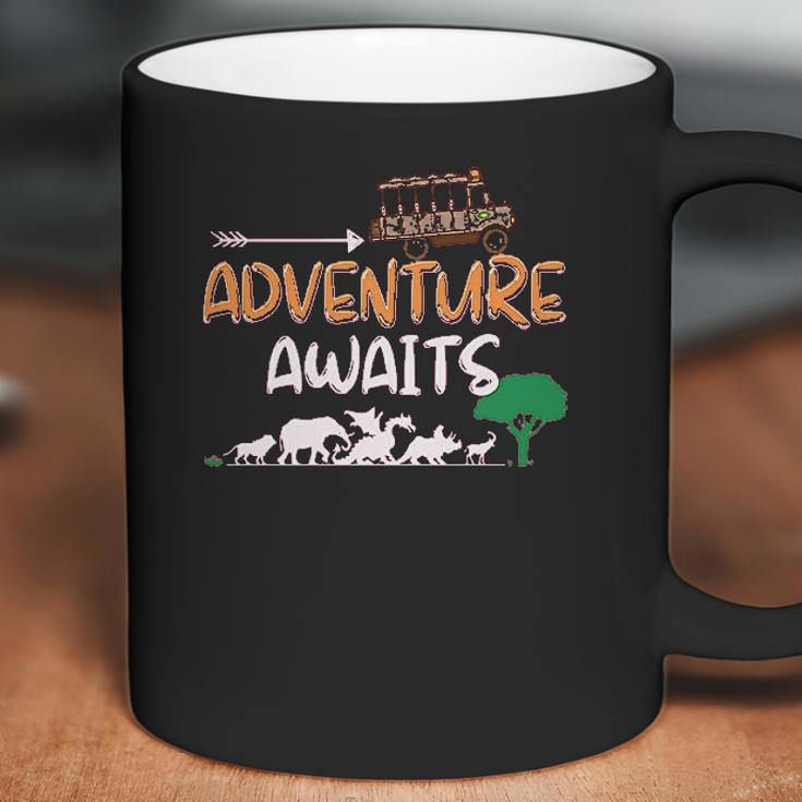 Adventure Awaits Travel Into The Wild Animal Kingdom Safari Coffee Mug