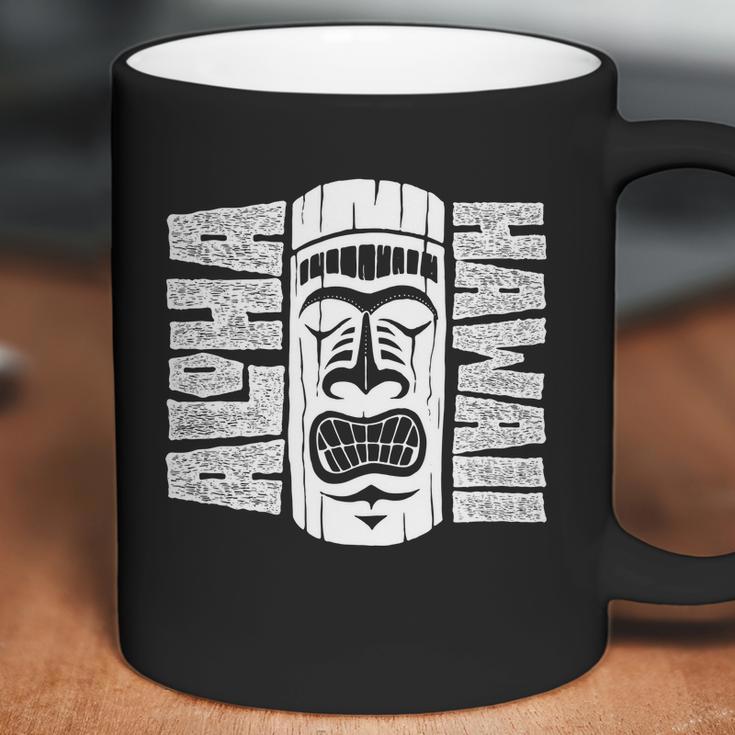 Aloha Hawaii Tiki Statue Coffee Mug