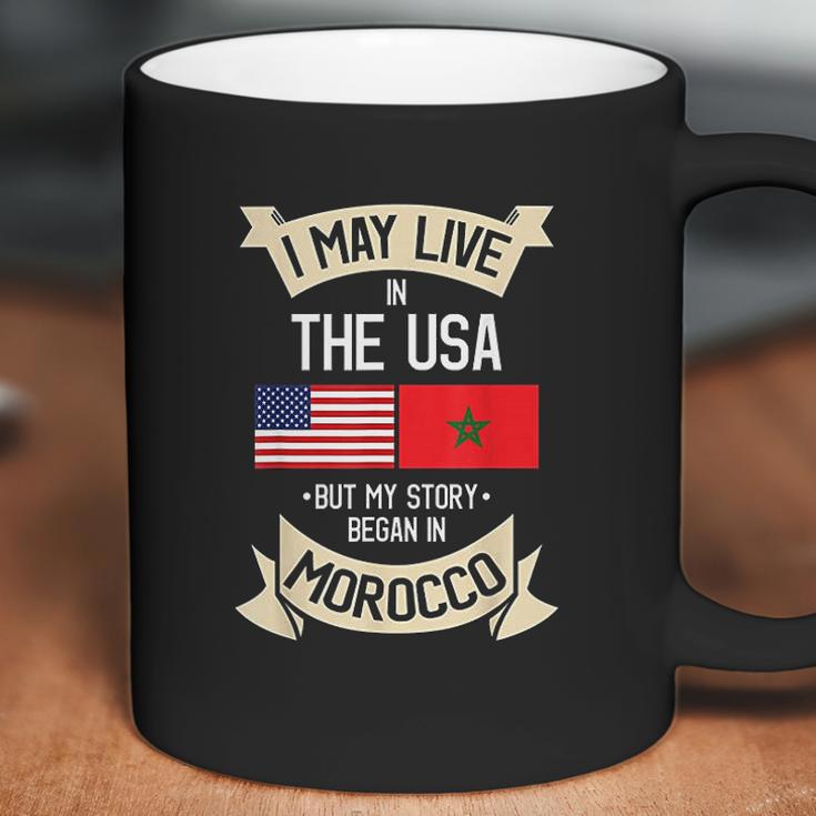 American Flag Morocco Moroccan Roots Gifts Coffee Mug