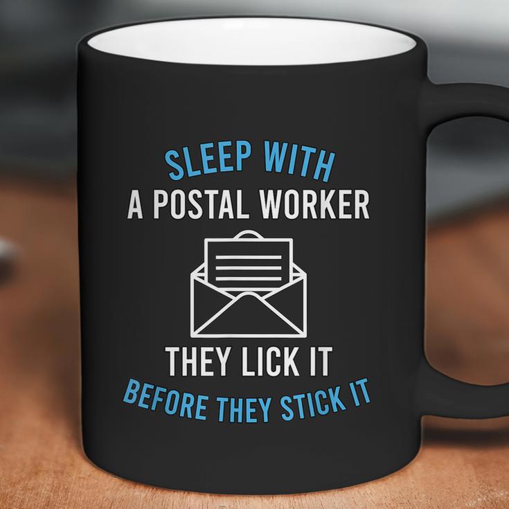 American Postal Worker Sleep With A Mailman Mail Escort Coffee Mug