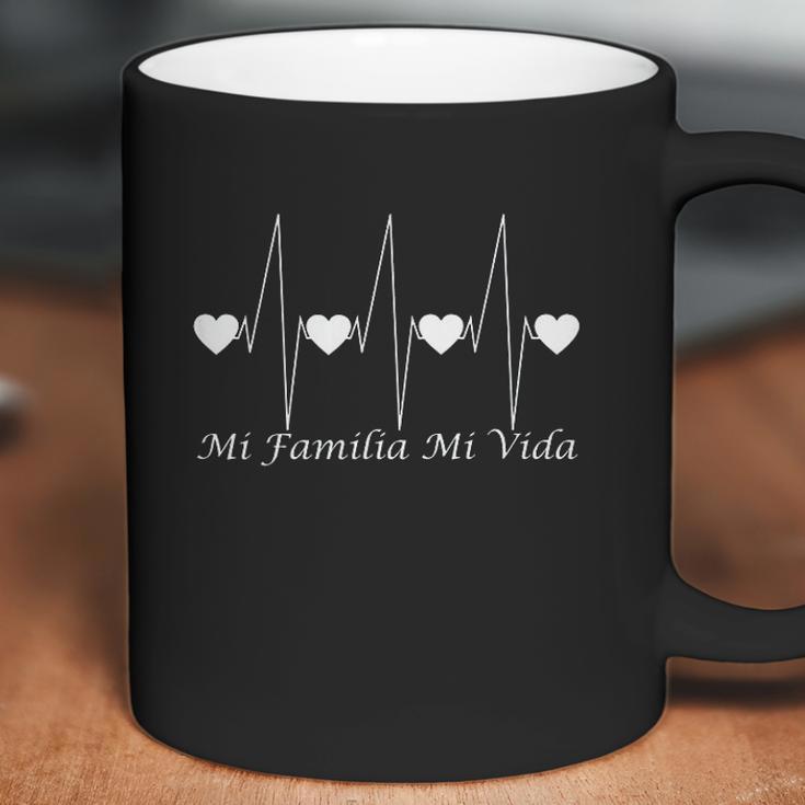 Amo A Mi Familia Mi Vida Latido Del Corazon Coffee Mug