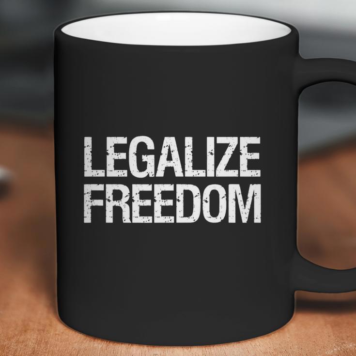 Anarcho Capitalism Libertarian Voluntarism Legalize Freedom T-Shirt Coffee Mug