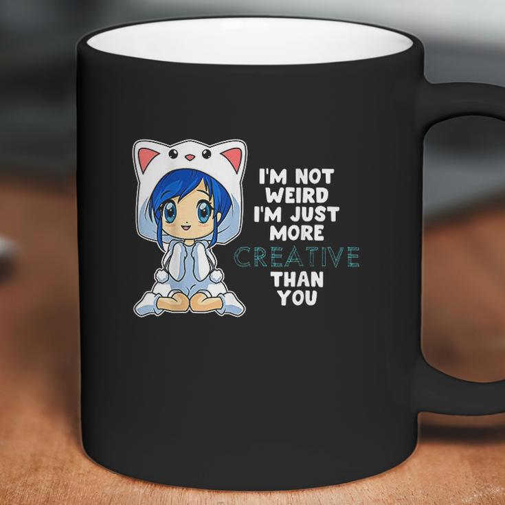 Anime Chibi Girl Not Weird Just Creative Kawaii Otaku Coffee Mug