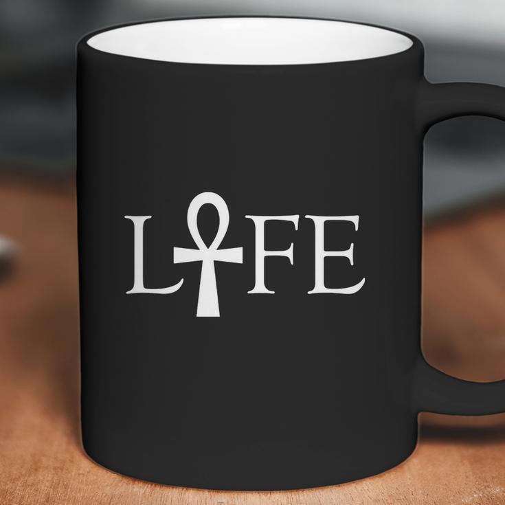 Ankh Life T-Shirt Ancient Symbol Of Life Cross With Handle Coffee Mug