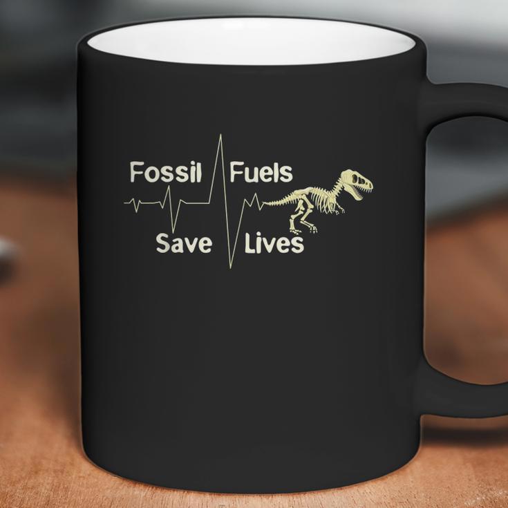 Anti Climate Change Fossil Fuels Save Lives Coffee Mug