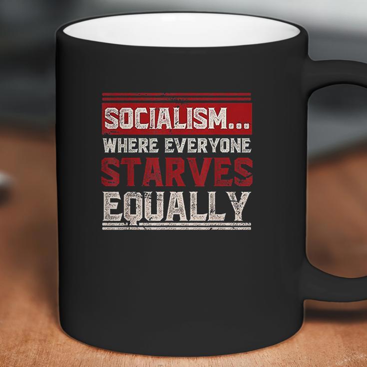 Anti Communist Libertarian Capitalist Gift Anti Socialism Coffee Mug