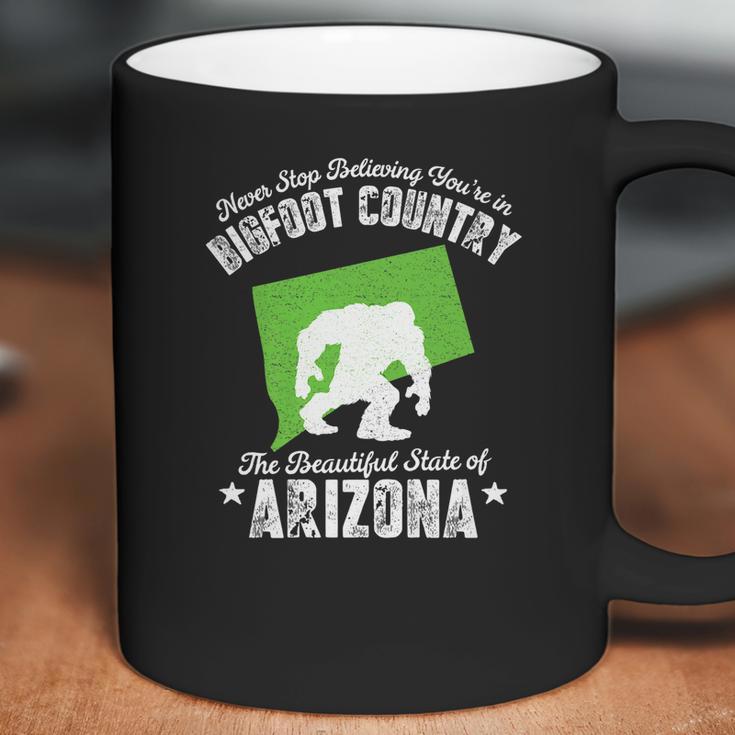 Arizona State Bigfoot Sasquatch Yeti Hunter Gift Coffee Mug