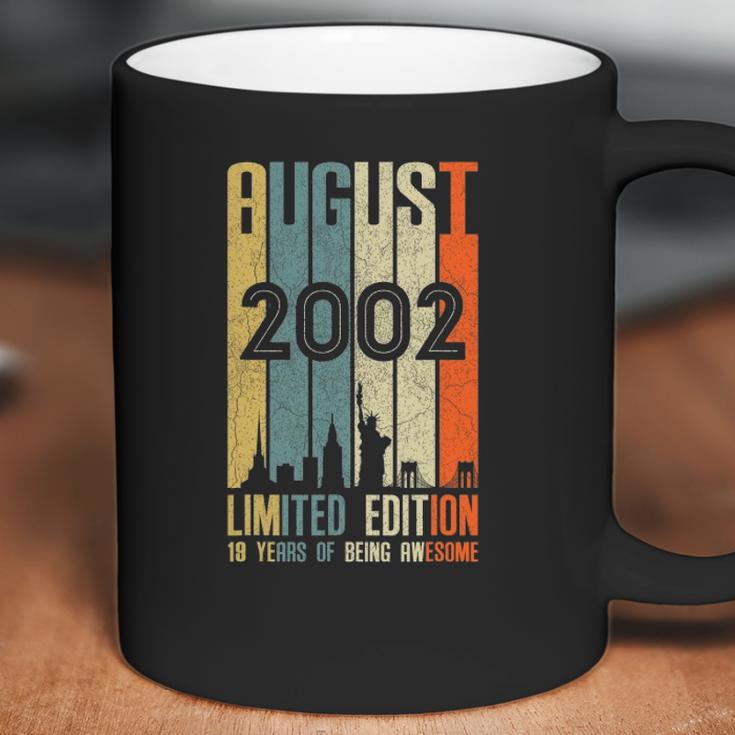 August 2002 19 Years Old 2002 Birthday Gift Coffee Mug